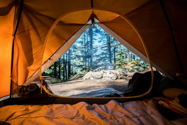 Camp under stars